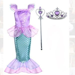 Mermaid costume with accessories